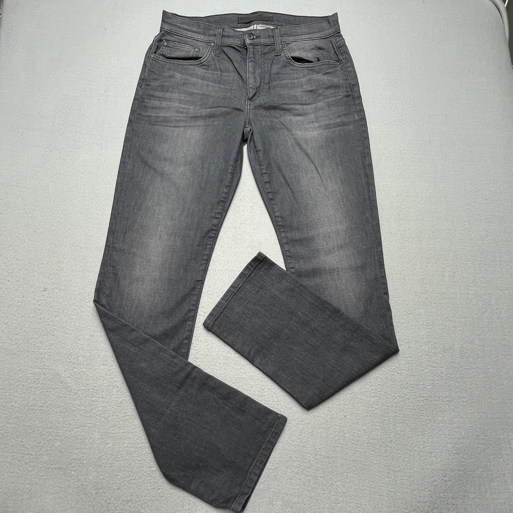Joes Jeans Otis Mens 32 Charcoal Grey Straight Leg Denim 45GLNOTS8225-OTS